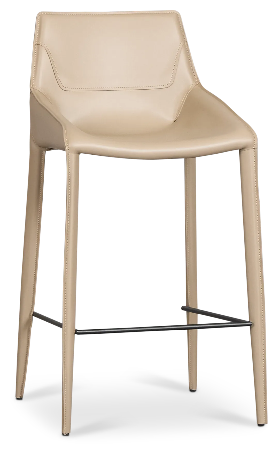 Wakefield Beige 27" Upholstered Barstool