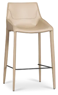 Wakefield Beige 27" Upholstered Barstool