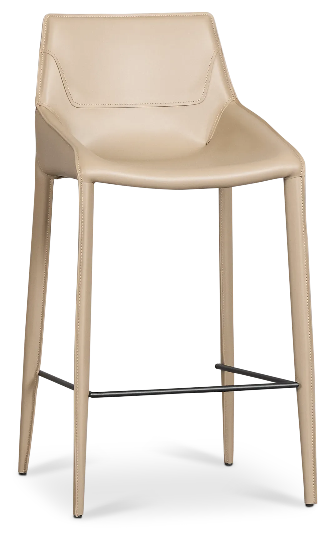 Wakefield Beige 27" Upholstered Barstool
