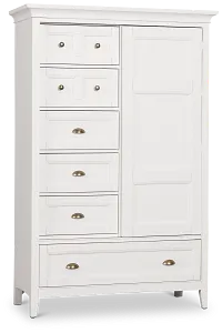 Heron Cove White Door Chest