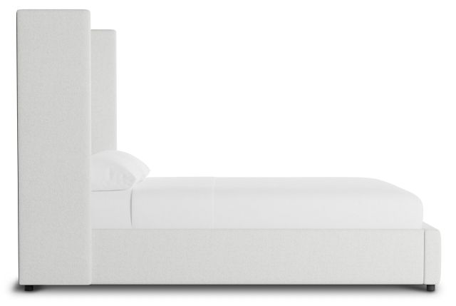 Captiva Elite Ivory 60" Upholstered Shelter Bed