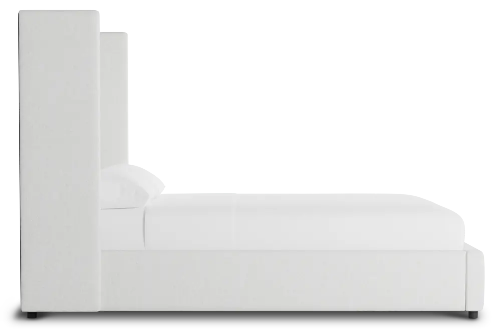 Captiva Elite Ivory 60" Upholstered Shelter Bed Captiva Elite Ivory 60" Upholstered Shelter Bed