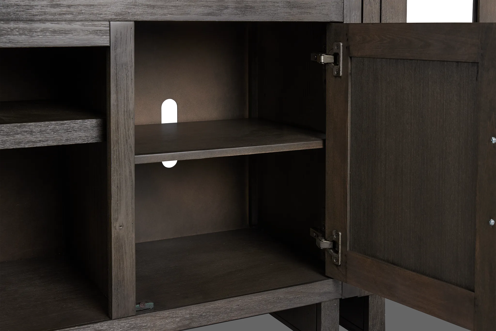 Richmond Gray 64" Door Entertainment Wall