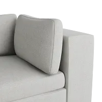 Destin Sutton Gray Fabric 5pc Bumper Sectional