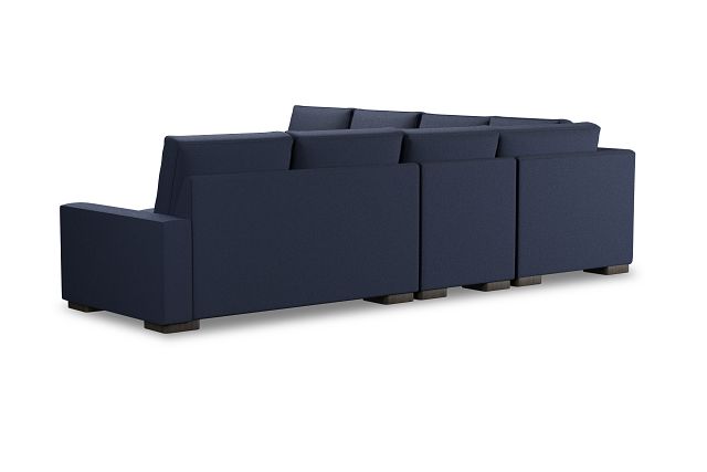 Edgewater Peyton Dark Blue Large Two-arm Sectional