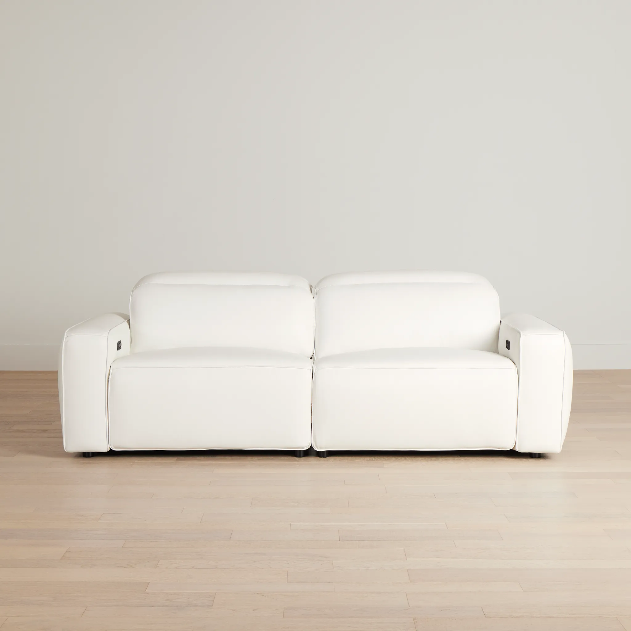 Tidal White Lthr/vinyl Power Reclining Sofa