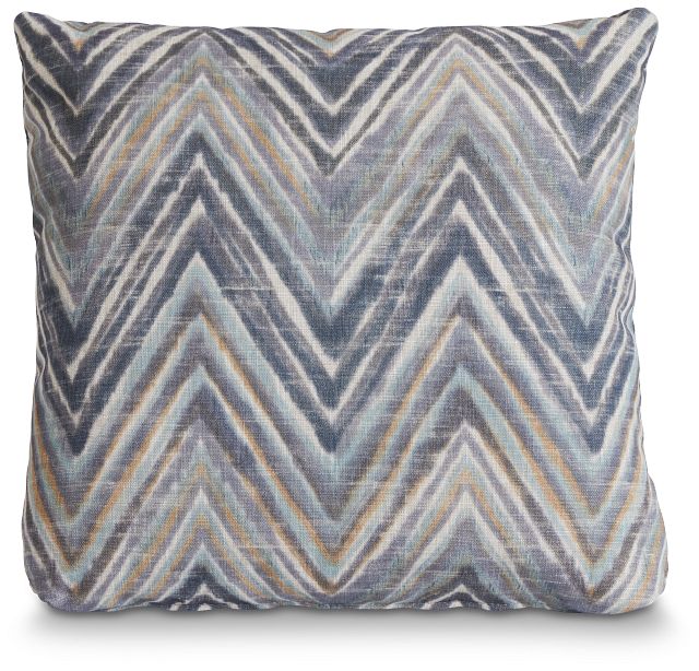 Zezster Gray Fabric 20" Accent Pillow