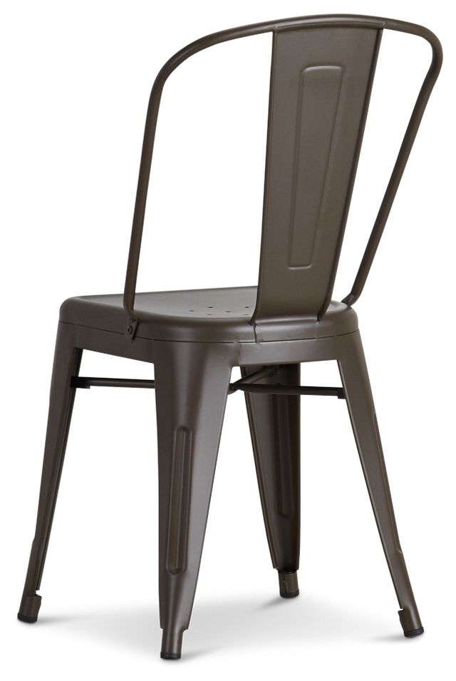 Harlow Dark Tone Metal Side Chair