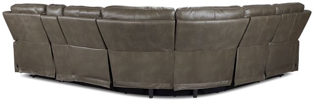 Jayden Gray Micro Medium Triple Power 2-arm Sectional