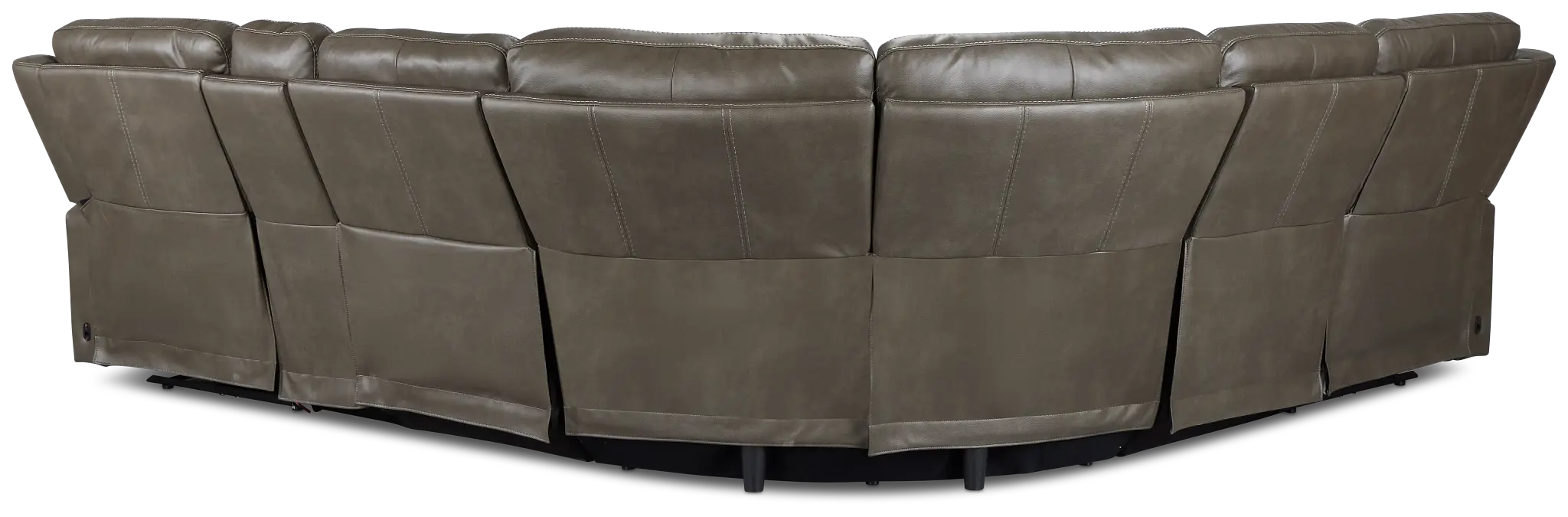 Jayden Gray Micro Medium Triple Power 2-arm Sectional Jayden Gray Micro Medium Triple Power 2-arm Sectional