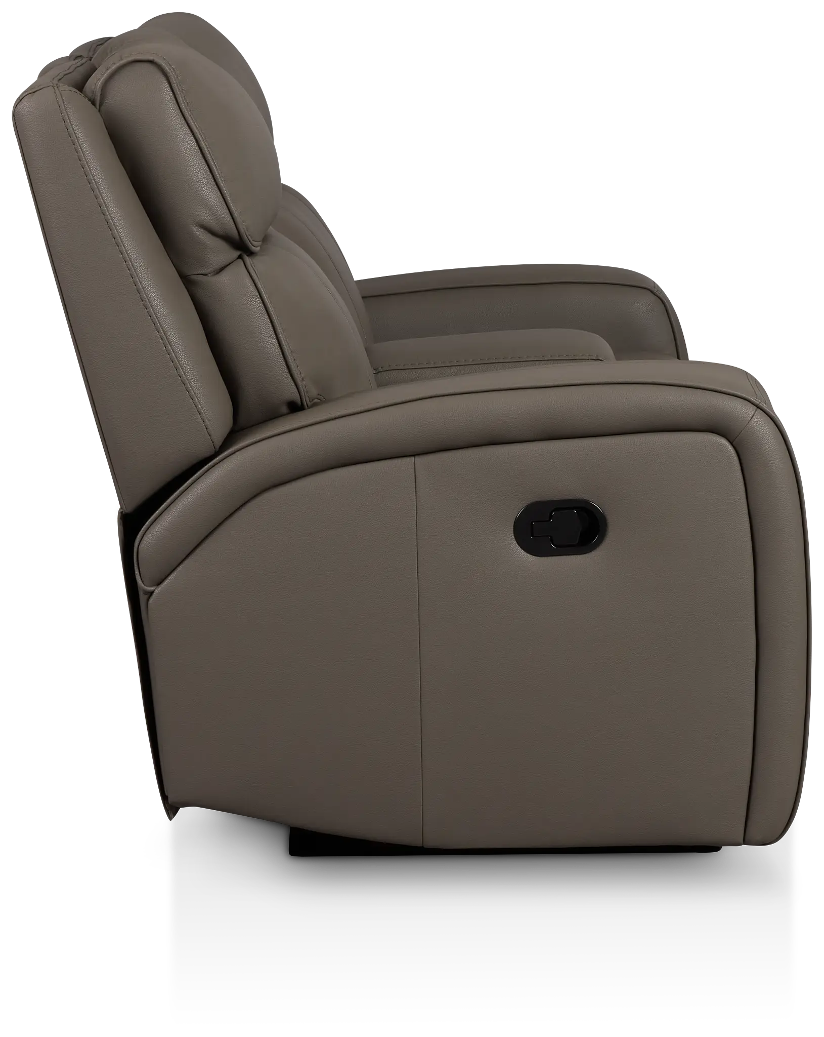 Rhett Gray Micro Reclining Console Loveseat Rhett Gray Micro Reclining Console Loveseat