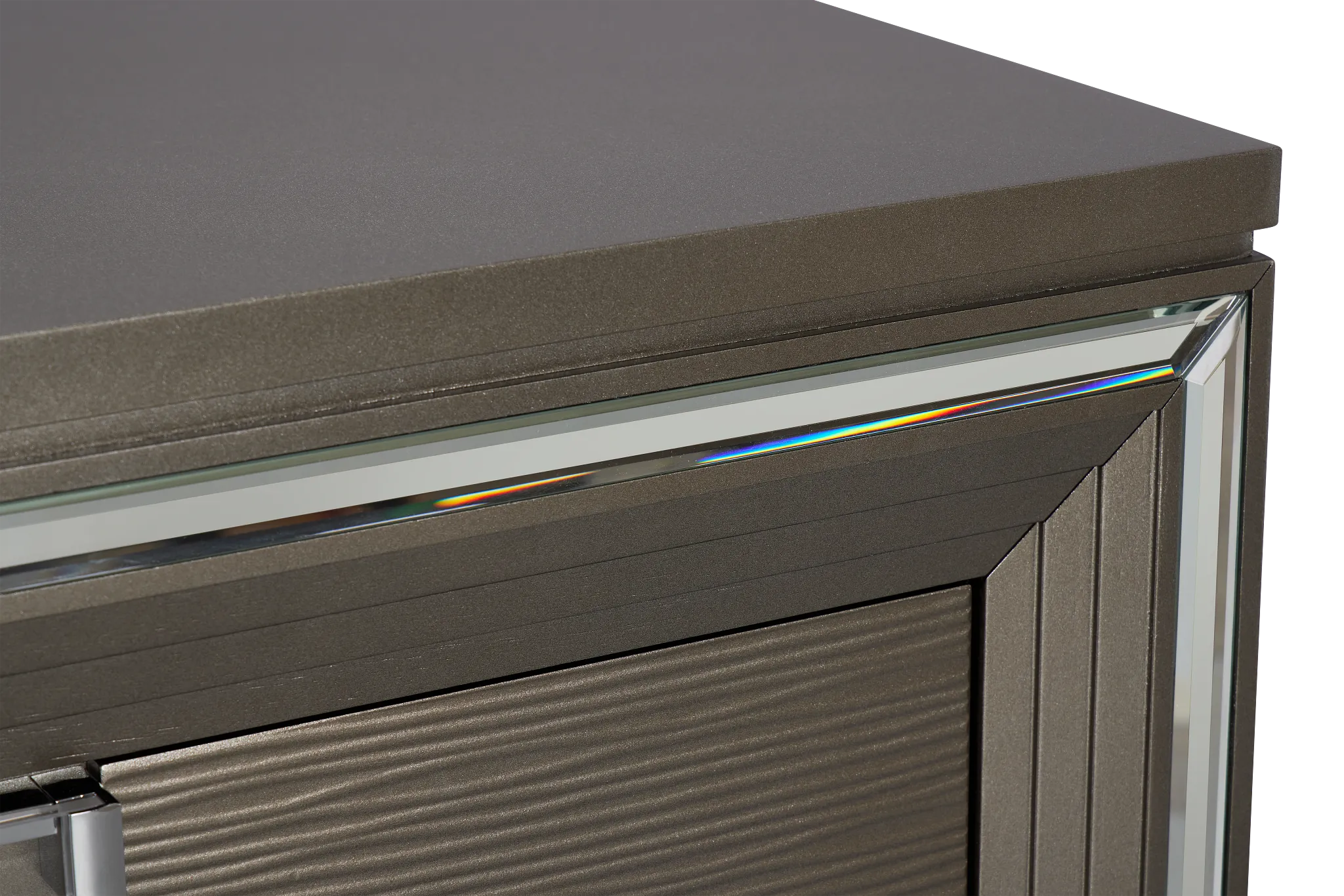 Vegas Gray Dresser & Mirror