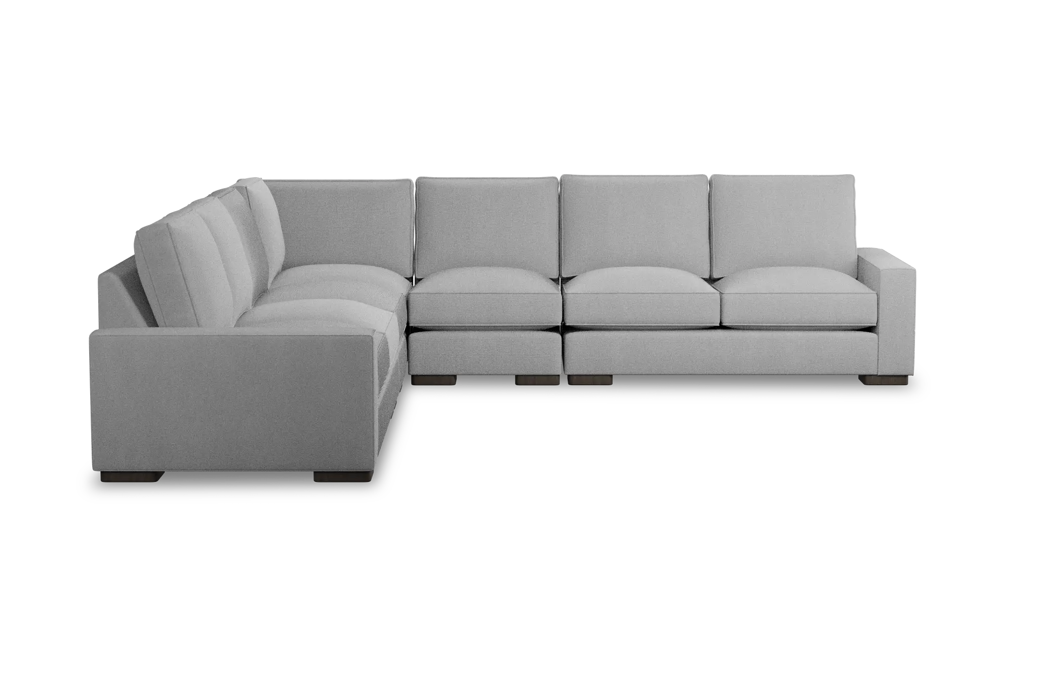 Edgewater Delray Light Gray Large Two-arm Sectional Edgewater Delray Light Gray Large Two-arm Sectional