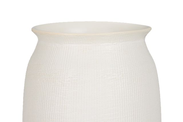 Cari White Large Vase