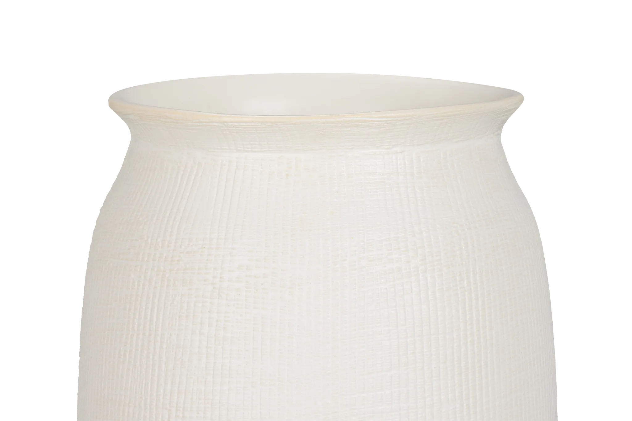Cari White Large Vase