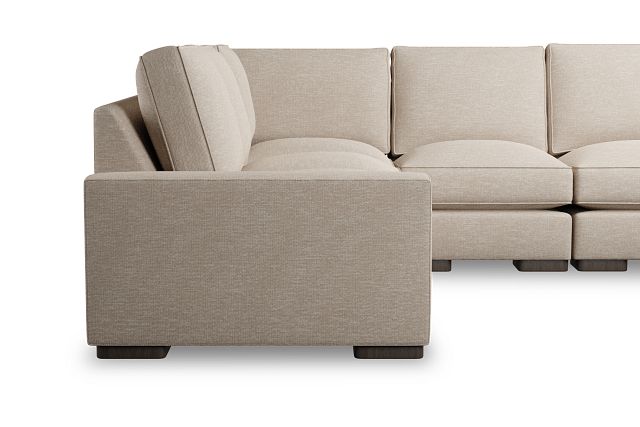 Edgewater Victory Taupe Medium Two-arm Sectional