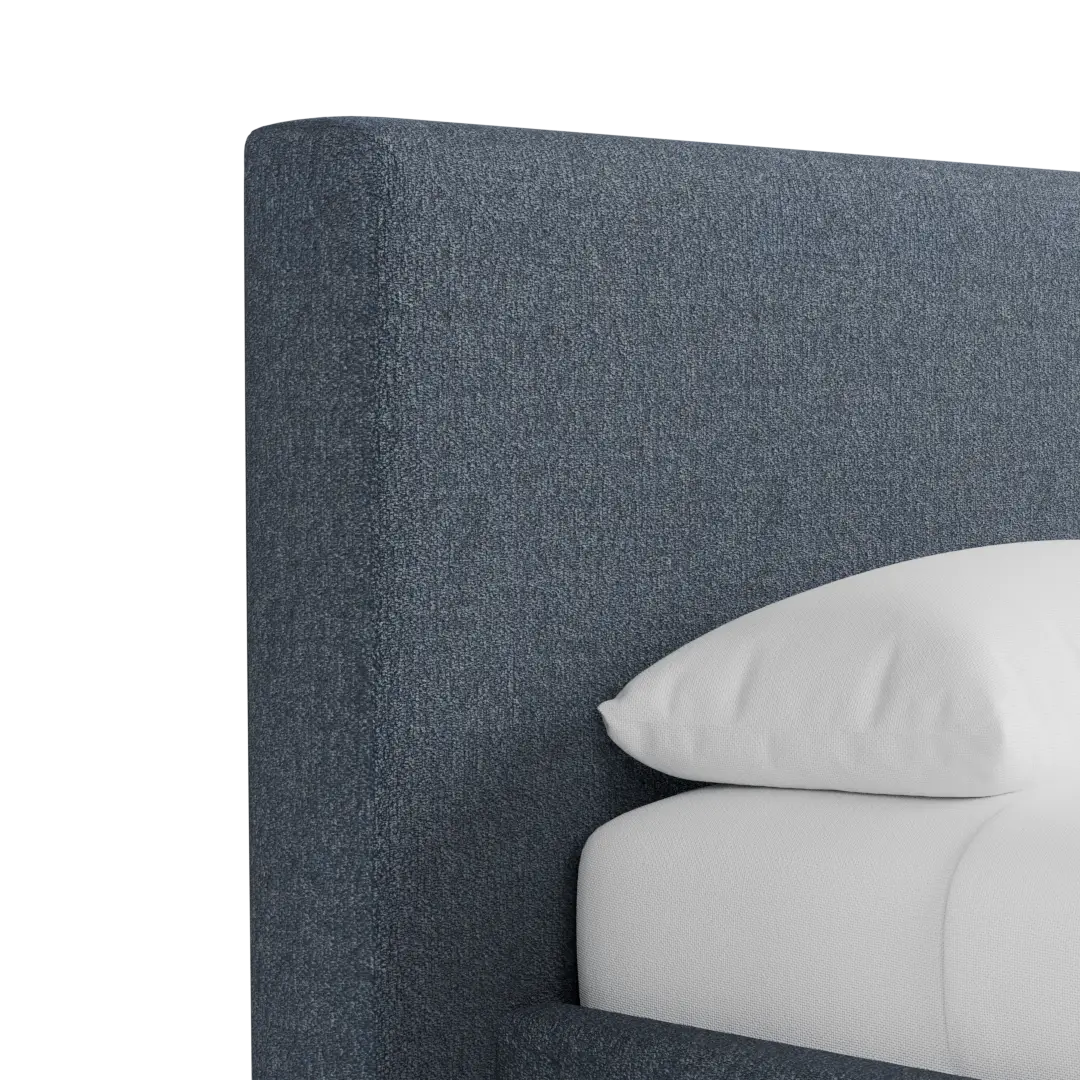 Grayton Maguire Blue 44" Upholstered Platform Bed Grayton Maguire Blue 44" Upholstered Platform Bed