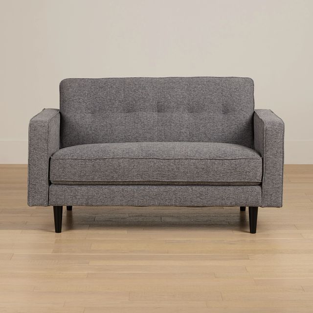 Milo Gray Fabric Loveseat