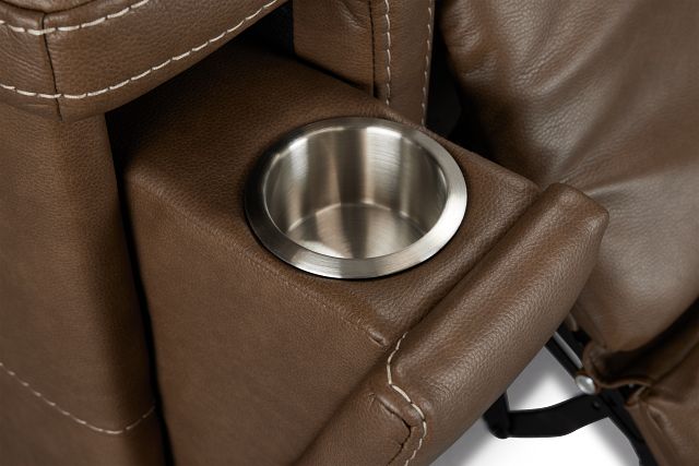 Jayden Brown Micro Large Triple Power Reclining Two-arm Sectional