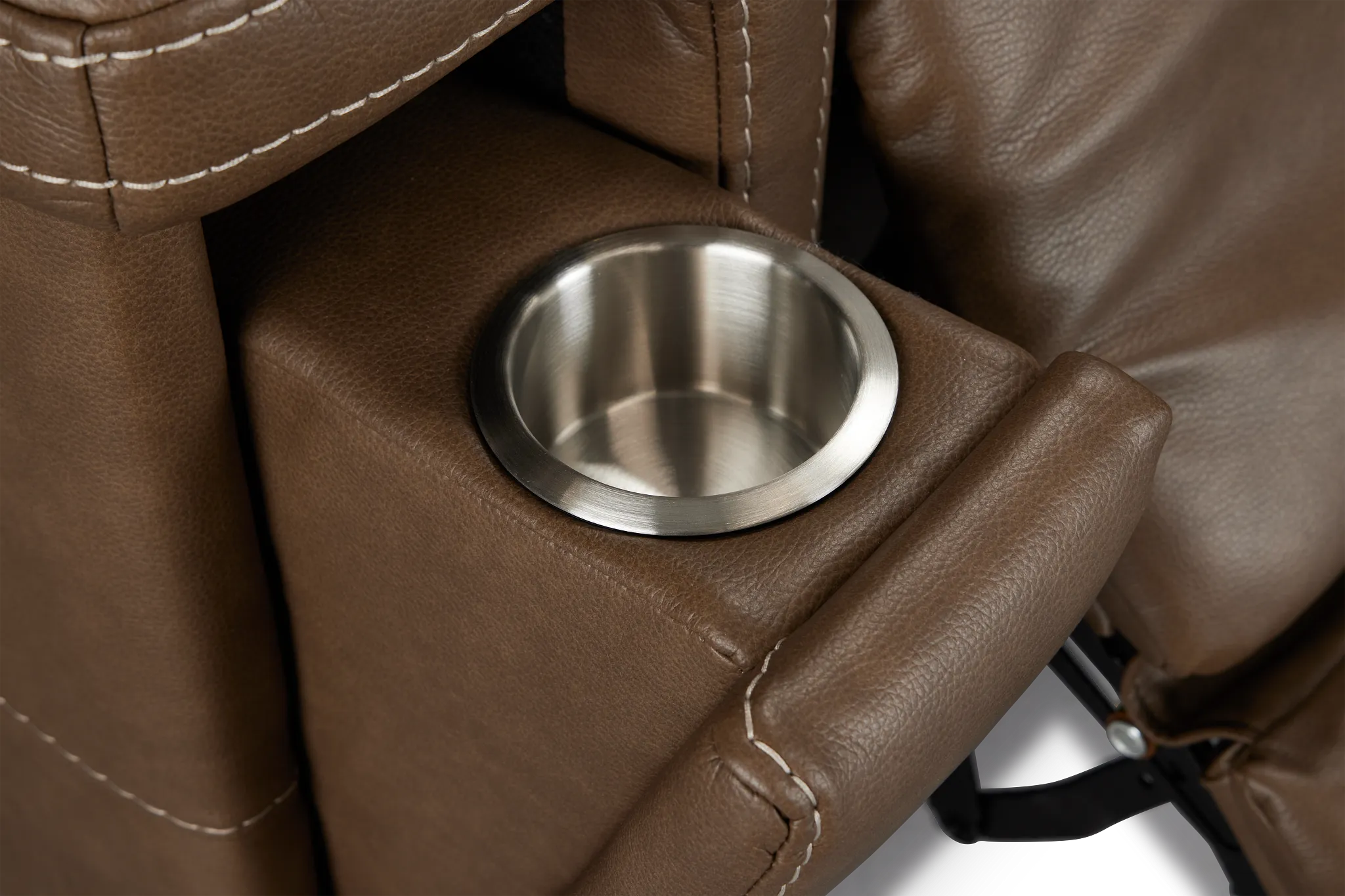 Jayden Brown Micro Large Triple Power Reclining Two-arm Sectional