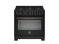 Bertazzoni Professional Series Black 36" Dual Fuel Range
