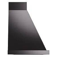 Ilve Nostalgie Ii Black Wall Mount Canopy Hood