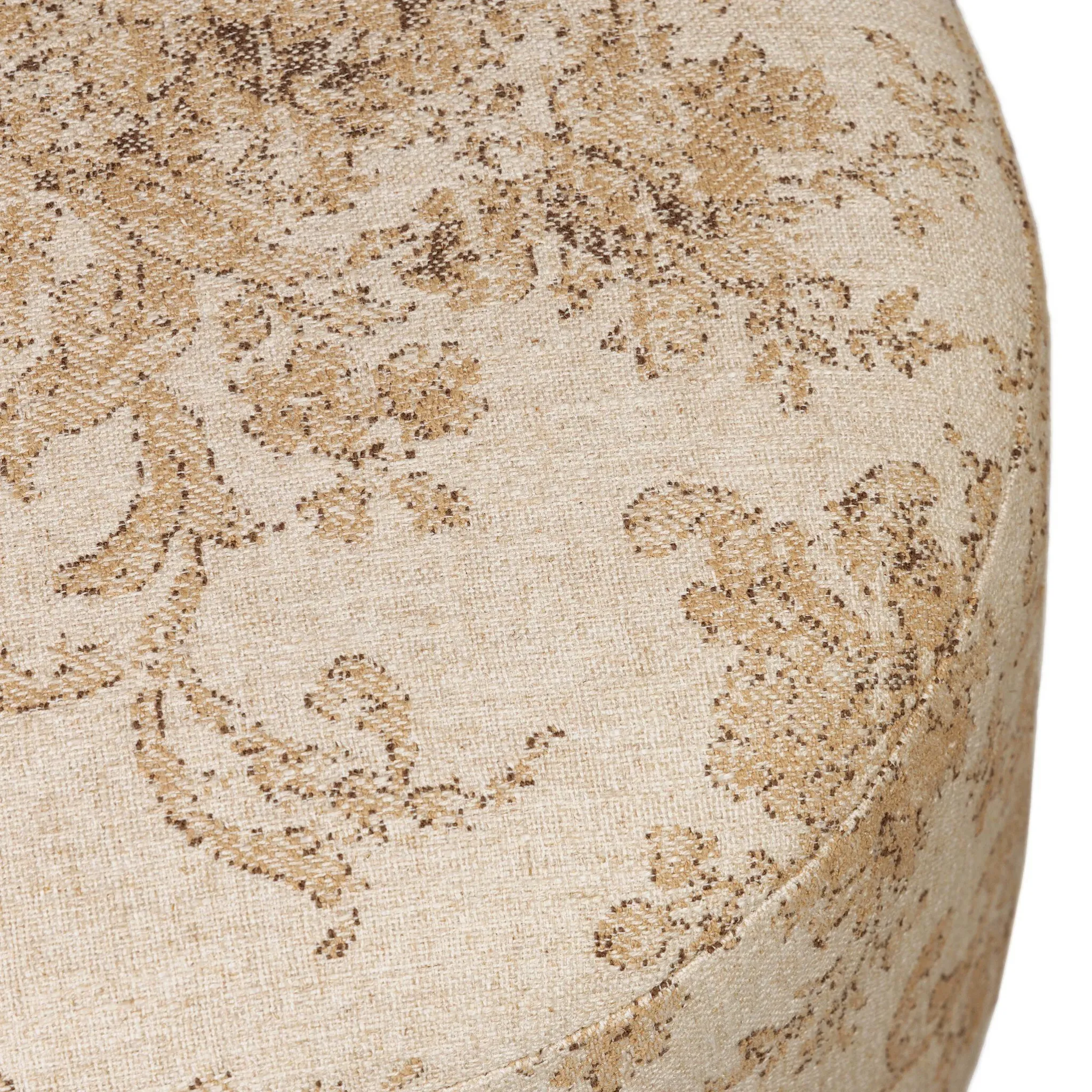 Four Hands Bonnie Light Beige Accent Ottoman