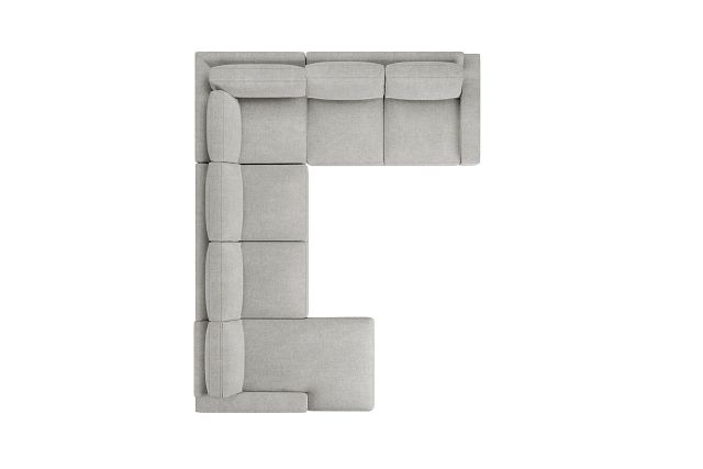 Edgewater Elevation Khaki Medium Left Chaise Sectional