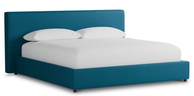 Grayton Joya Teal 44" Upholstered Platform Bed
