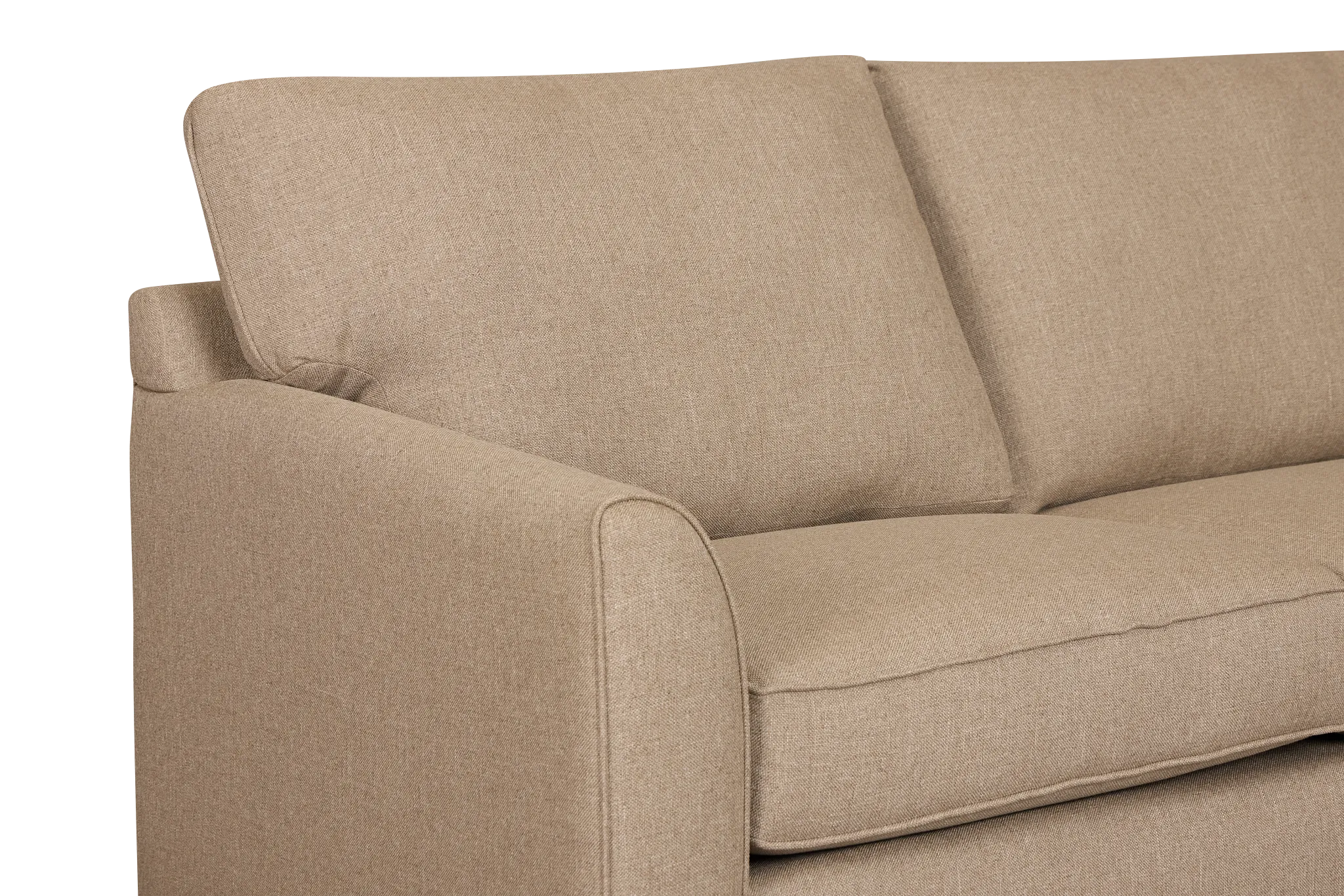 Tate Brown Fabric Medium Two-arm Sectional
