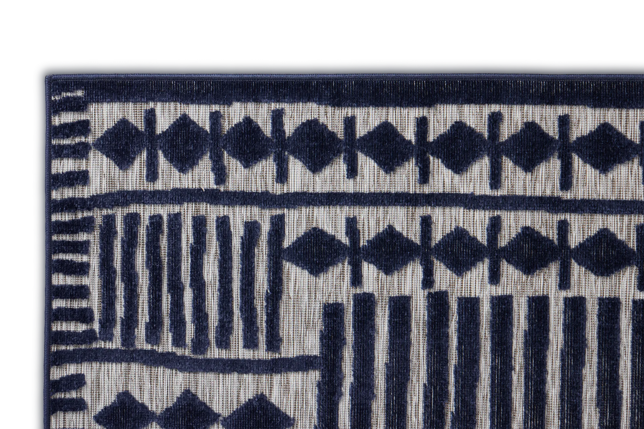 Lucca Dark Blue 8x10 Area Rug