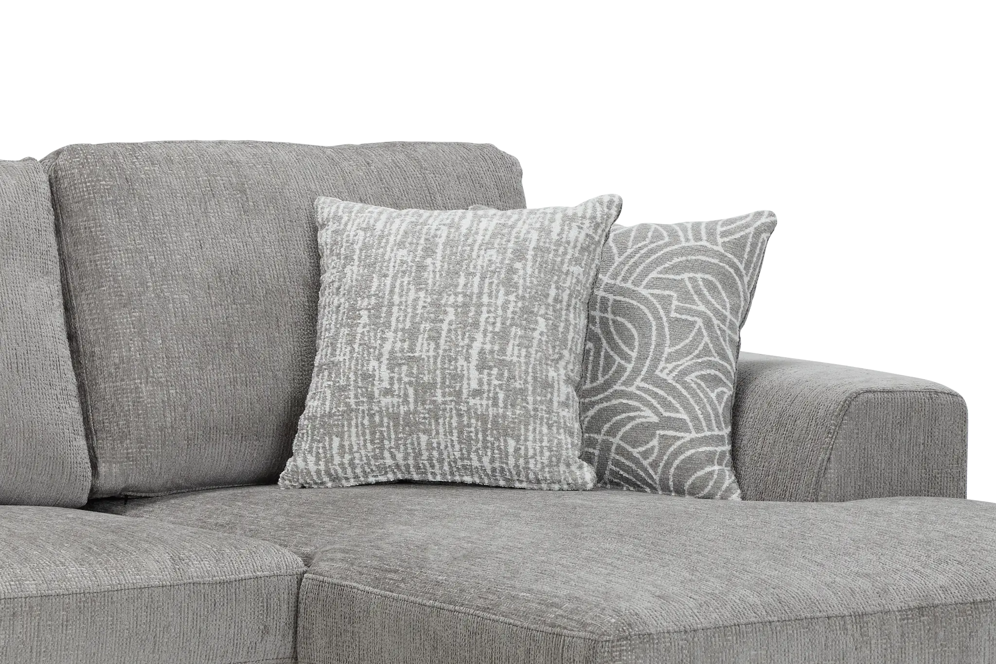 Blakely Gray Fabric Double Chaise Sleeper Storage Sectional Blakely Gray Fabric Double Chaise Sleeper Storage Sectional