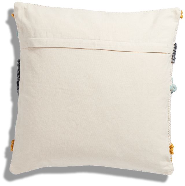 Luxe Blue 20" Accent Pillow