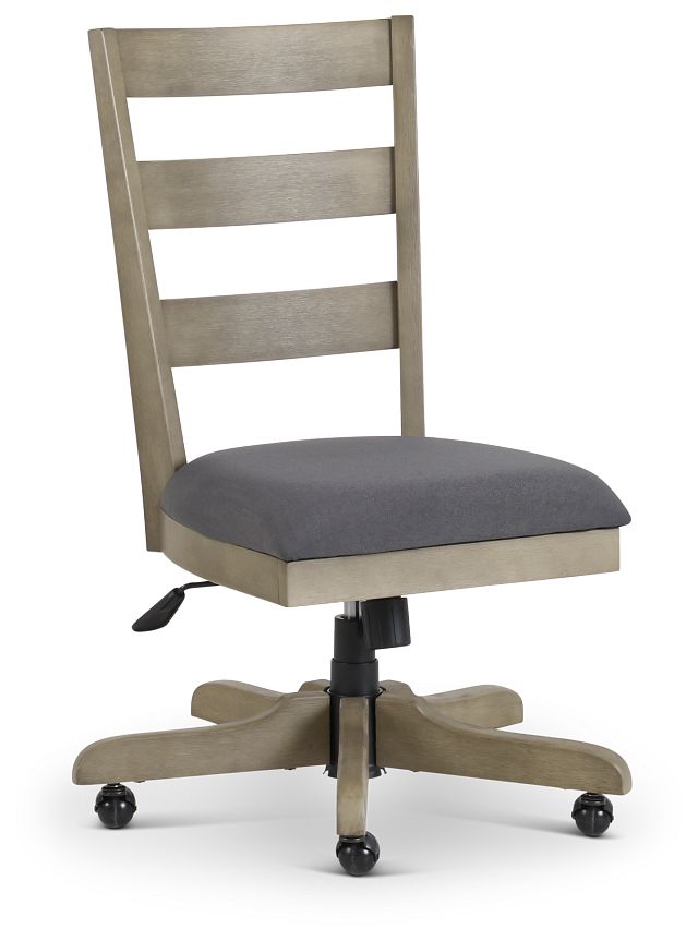 Vista Light Tone Wood Desk Chair (1)