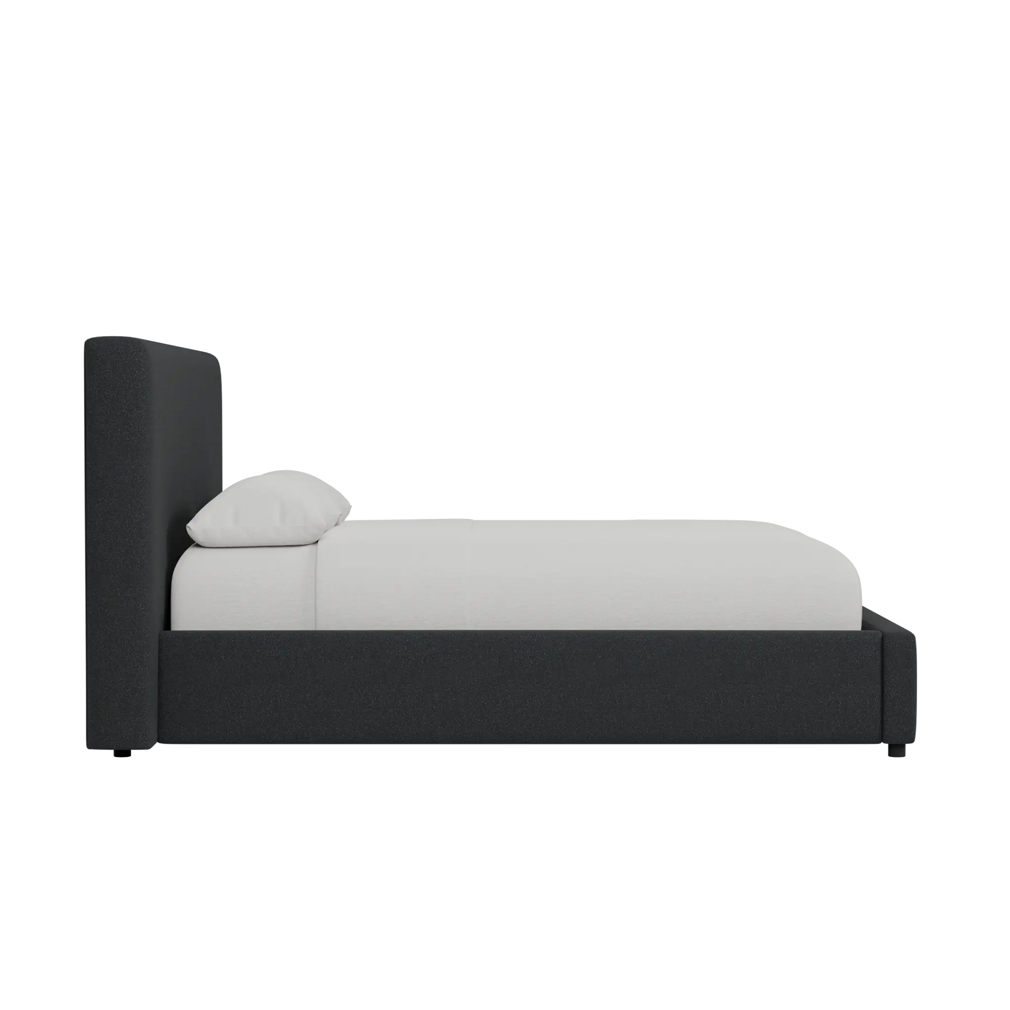 Grayton Elite Black 44" Upholstered Platform Bed Grayton Elite Black 44" Upholstered Platform Bed