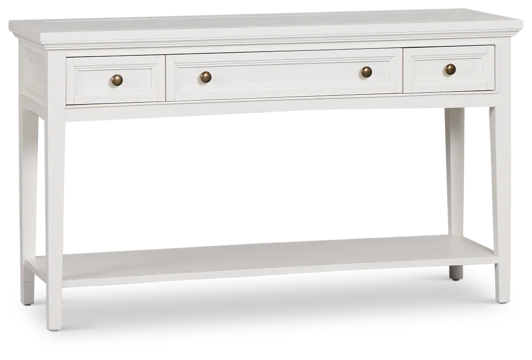 Heron Cove White Sofa Table