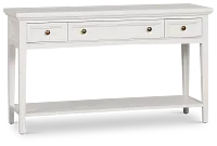 Heron Cove White Sofa Table