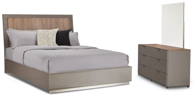 Palermo Two-tone Platform Bedroom