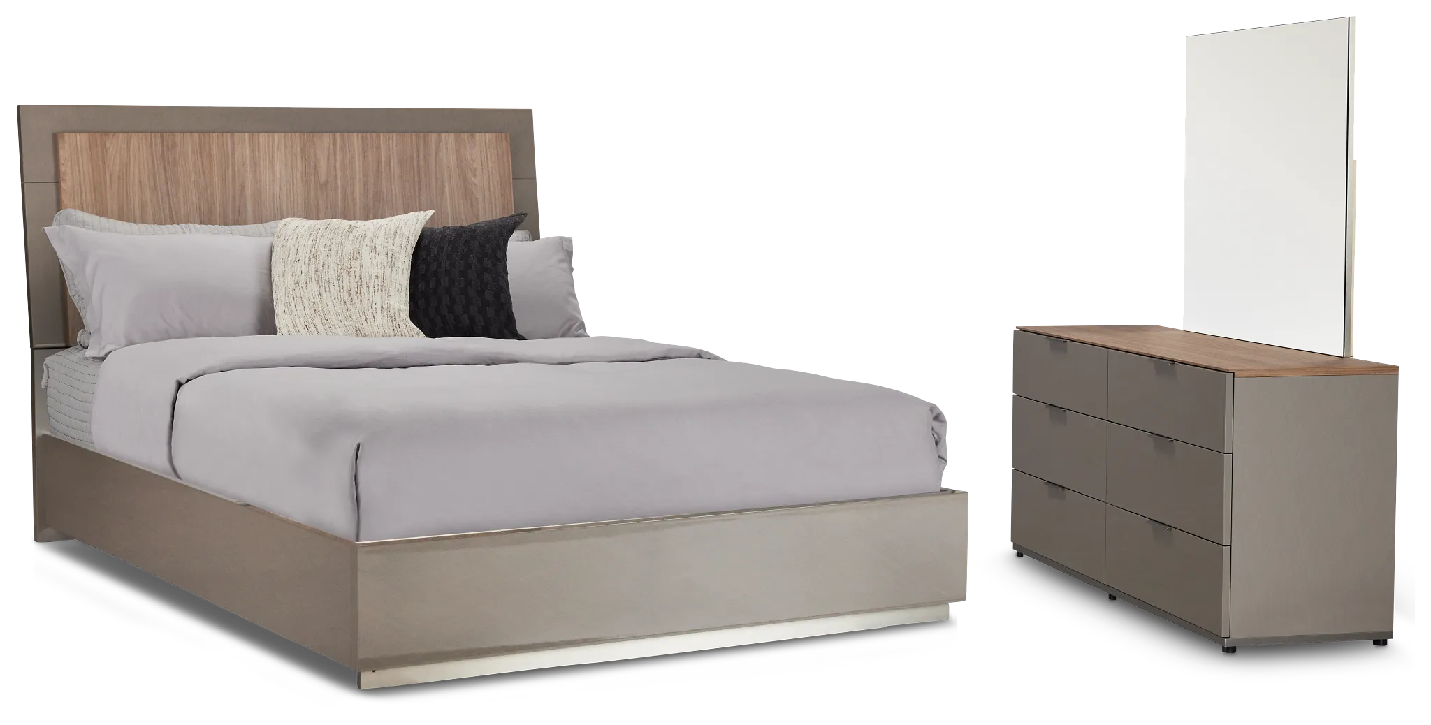 Palermo Two-tone Platform Bedroom