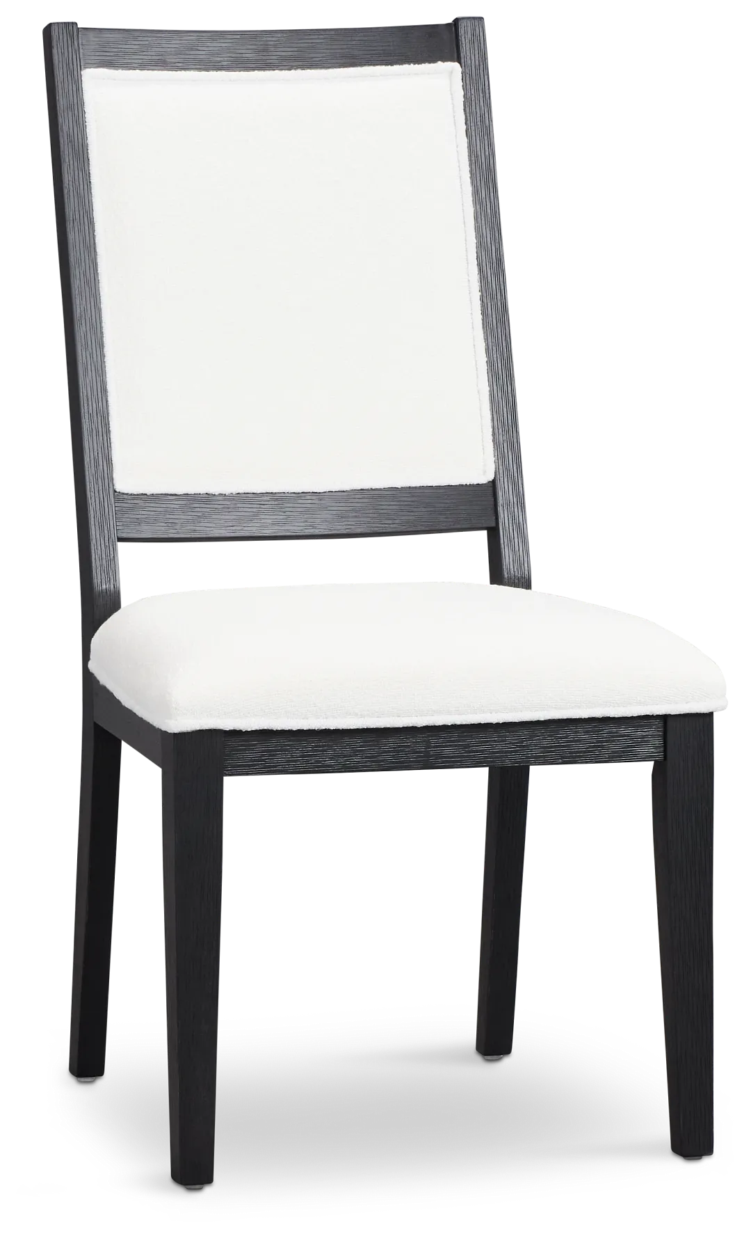 Alden Black Upholstered Side Chair