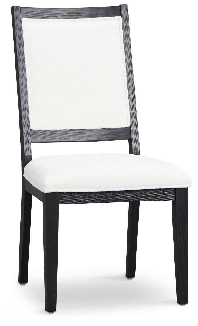 Alden Black Upholstered Side Chair