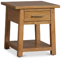 Provo Mid Tone Storage End Table