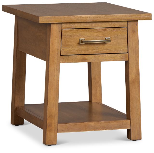 Provo Mid Tone Storage End Table