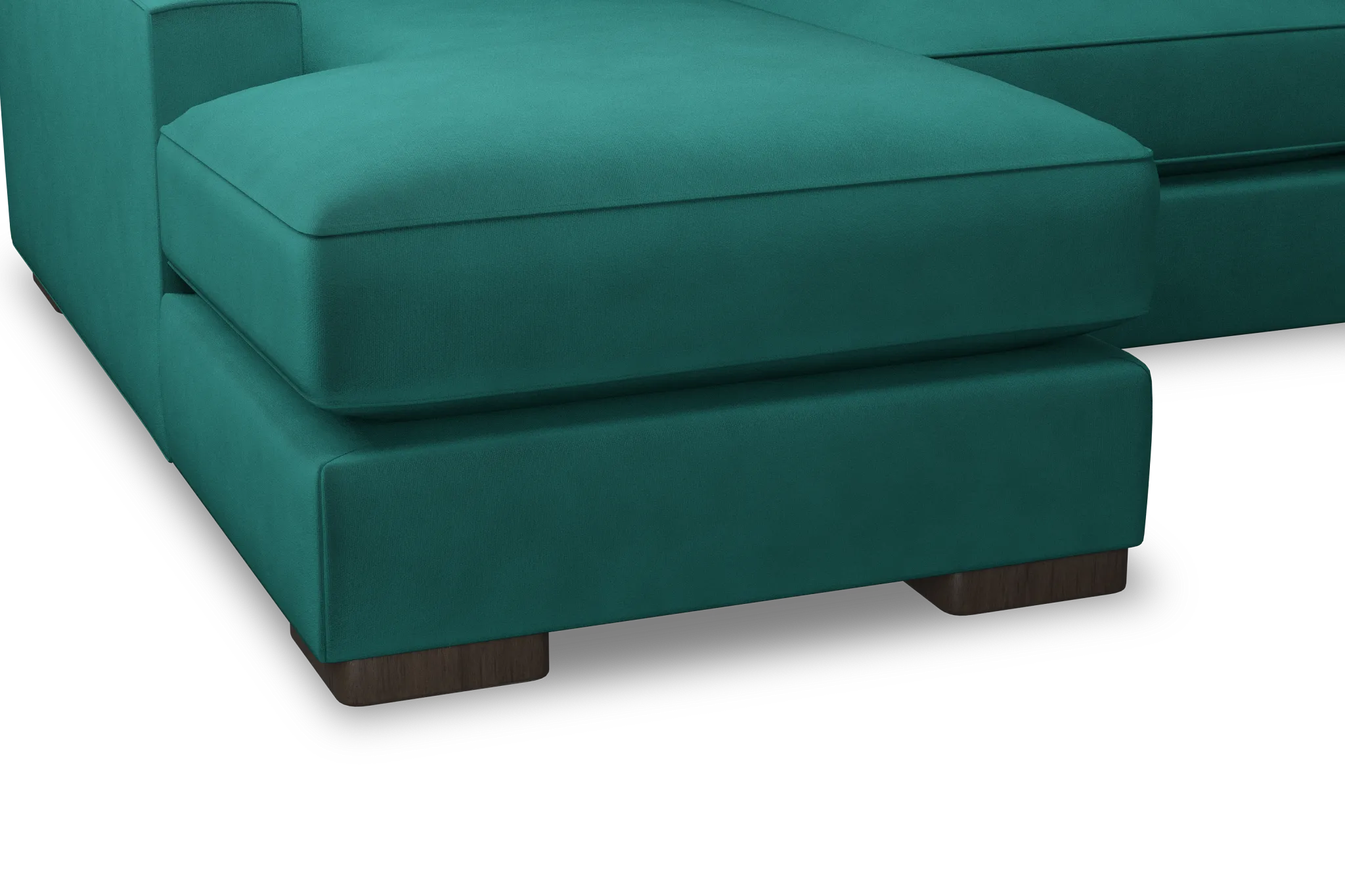 Edgewater Joya Green Large Left Chaise Sectional