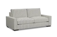 Edgewater Sea Lane Light Gray 84" Sofa W/ 2 Cushions