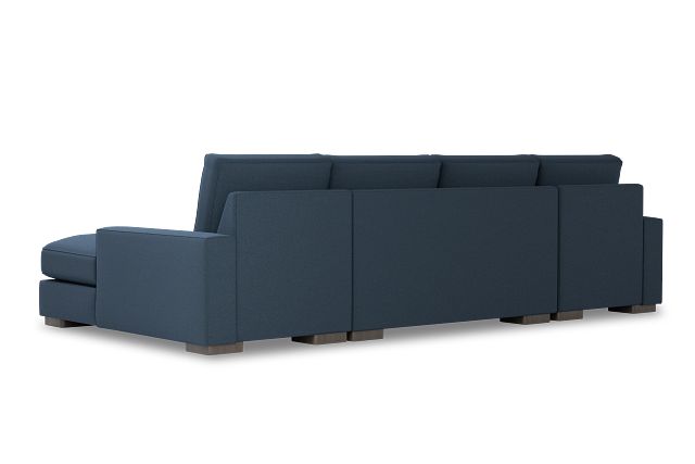 Edgewater Elite Blue Double Chaise Sectional