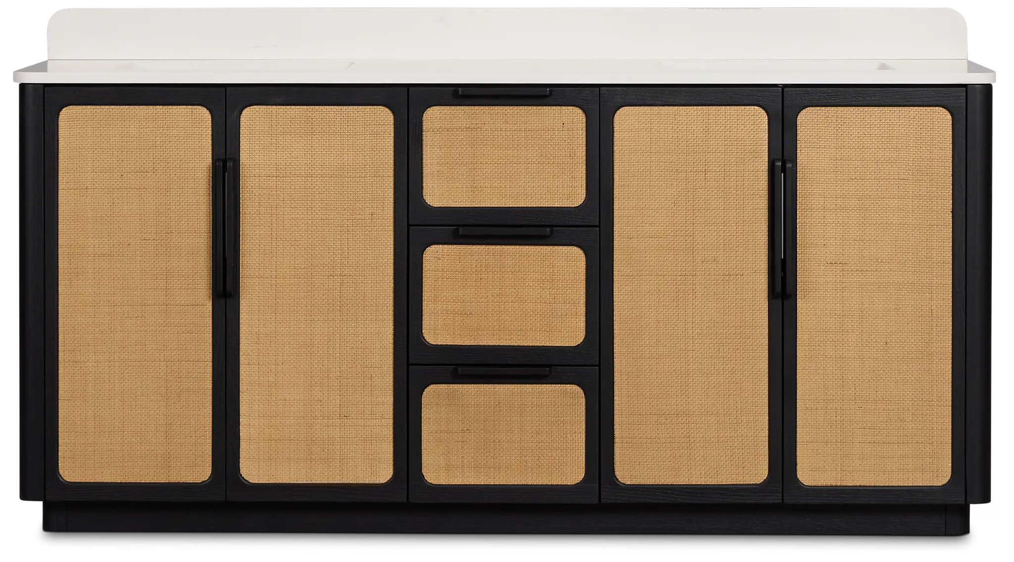 Pacific Two-tone 72" Double Bathroom Vanity