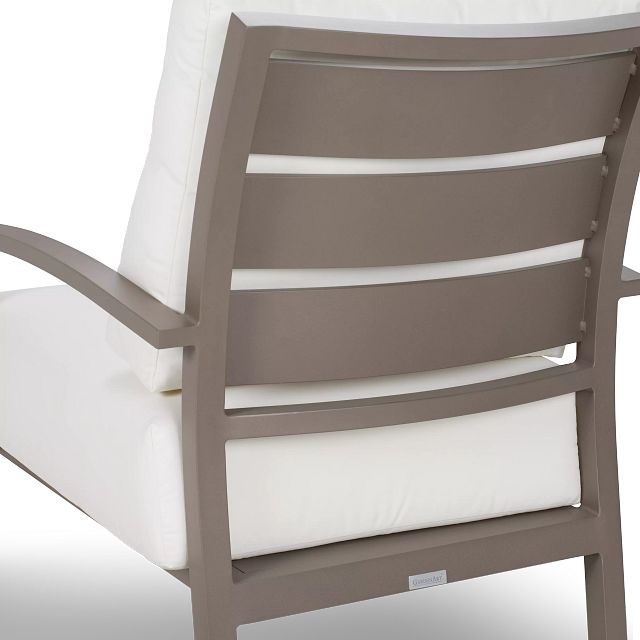 Raleigh White Aluminum Chair