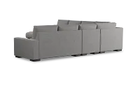 Edgewater Victory Gray Large Left Chaise Sectional