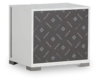 Santino White Nightstand